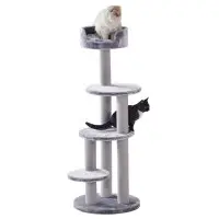 Klösträd MELO grå, 126 cm