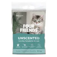 FourFriends Kattsand Oparfymerad 10 kg