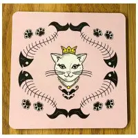 Glasunderlägg Queenie