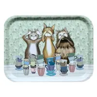 Bricka Fikakatt kattmotiv