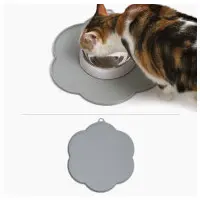 CatIt underlägg flower grå