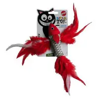 Catnipfisk dental toy (kan hängas på spö)