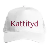 Supercat Truckerkeps Kattityd vit/rosa