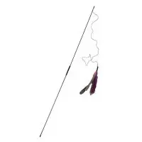 Kattleksak vippa med fjäder 92 cm