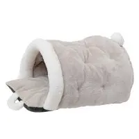 Kattbädd krypin grå