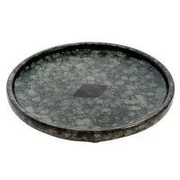 Kattmatskål Fat Green Marble Jasper