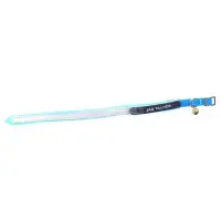 Katthalsband Jag tillhör med reflex Ljusblå