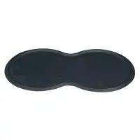 Matskålsunderlägg naturgummi mörkgrå