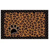 Underlägg högabsorberande leopard brun