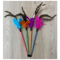 Fjädervippa långa fjädrar