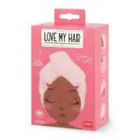 Hår turban handduk Meow