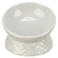 Kattmatskål ergonomisk Ljusgrå