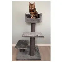 Klösmöbel grå tre våningar