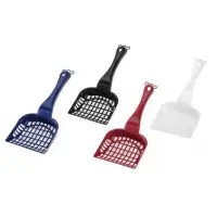 Spade vit/svart/röd/blå