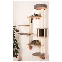 Dolomit XL grå vägghängt klösträd