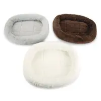 Rundbädd Relax plysch Grå