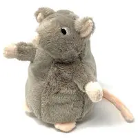 Kattleksak sittande mus Grå