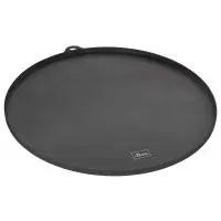 Matskålsunderlägg silikon runt Svart