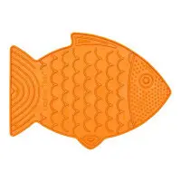 Lickimat Cat FISK orange 22 x 15 cm