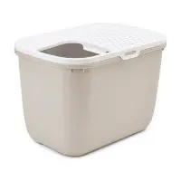 Kattlåda HOPIN Mocca - white