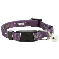 Katthalsband kattunge Lila