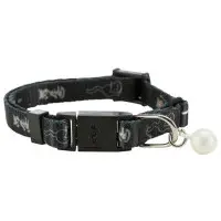 Katthalsband kattunge Svart