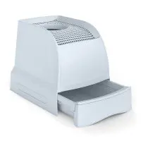 Kattlåda igloo ljusblå