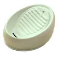 Lucky-Kitty keramik vattenfontän pastellgrön