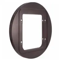 Kattlucka Sureflap XL - monterings adapter brun