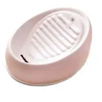 Lucky-Kitty keramik vattenfontän pastellrosa