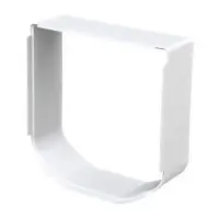 Kattlucka Sureflap - vit förlängningstunnel