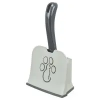 Spade med hållare kattmotiv