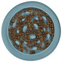 Slow Feed fodermatta för katt Grå