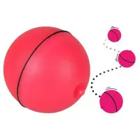 Kattleksak boll rosa med rörelse och LED