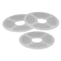 Filter vattenfontän, grå-turkos, 3-pack