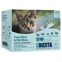 Bozita Feline mix sås kött&fisk 12 x 85 gram