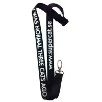 Supercat nyckelband svart