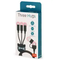 Laddkabel 3 i 1 kattmotiv