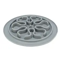 Foderplatta Slow Feed Grå