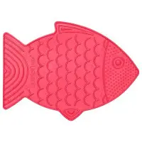 Lickimat Cat FISK rosa 22 x 15 cm