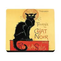 Glasunderlägg Chat Noir