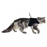 Mjuk kattsele med koppel XXL