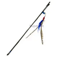 Da Bird spö kattleksak naturell fjäder