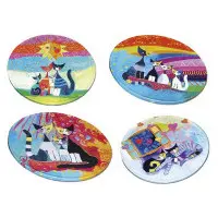 Glasunderlägg Rosina Wachmeister 4-pack