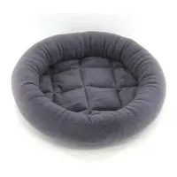 Kattbädd grå, rundbädd