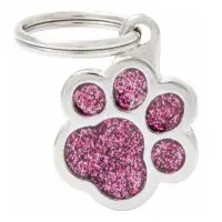 Id-bricka tass Shine rosa