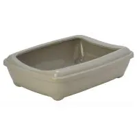 Kattlåda med sprättkant ljusgrå