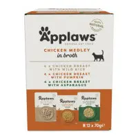 Applaws Chicken Medley buljong 12x70g