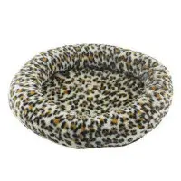 Kattbädd leopard, rundbädd