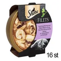 Sheba Filets Kyckling med Räkor & Havsfisk MSC 16-pack